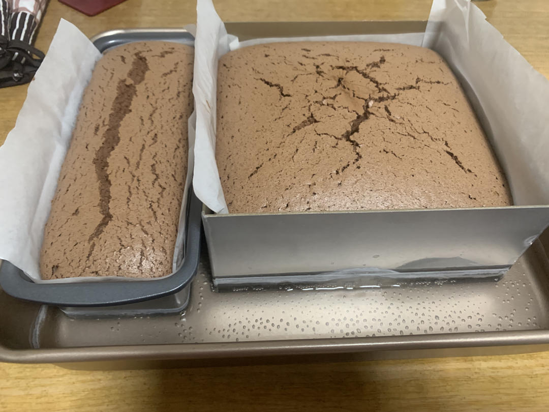 可可戚风蛋糕～8寸～百分百成功