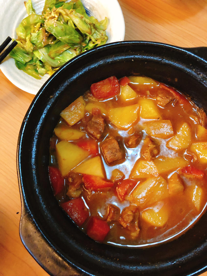 番茄土豆炖牛腩