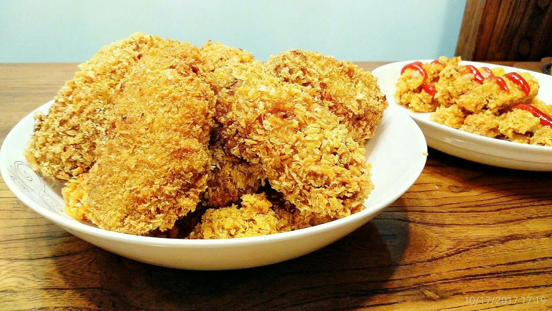 烤鸡翅（面包糠版）