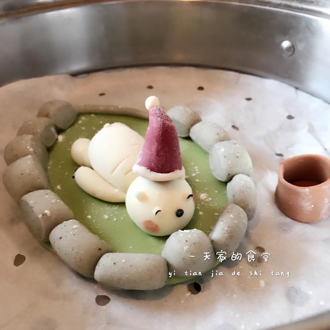 可爱的卡通馒头