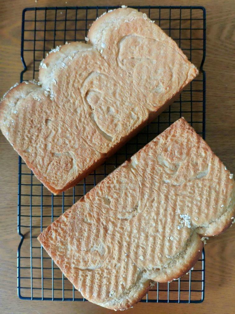 100%全麦鸡蛋吐司 直接法 王后细麸细粒 纯全麦依然软到下腰