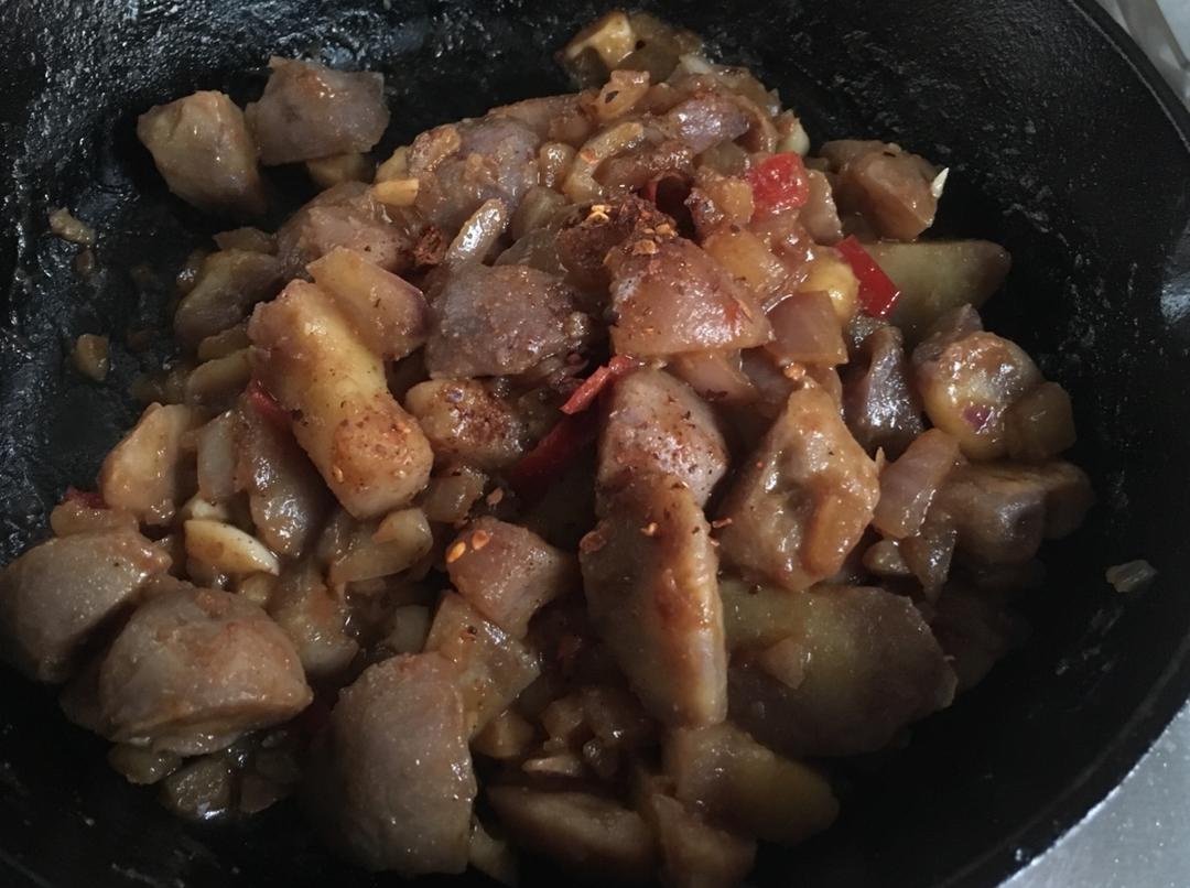 孜然香辣煎小土豆