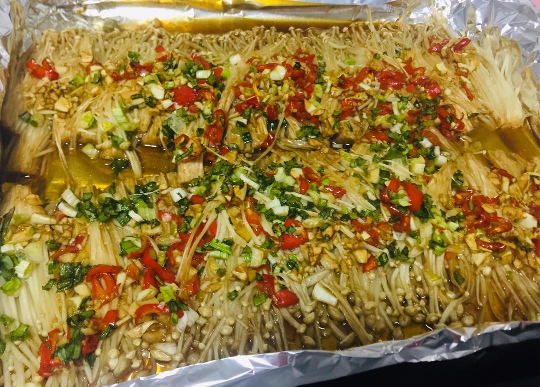 蒜蓉烤金针菇