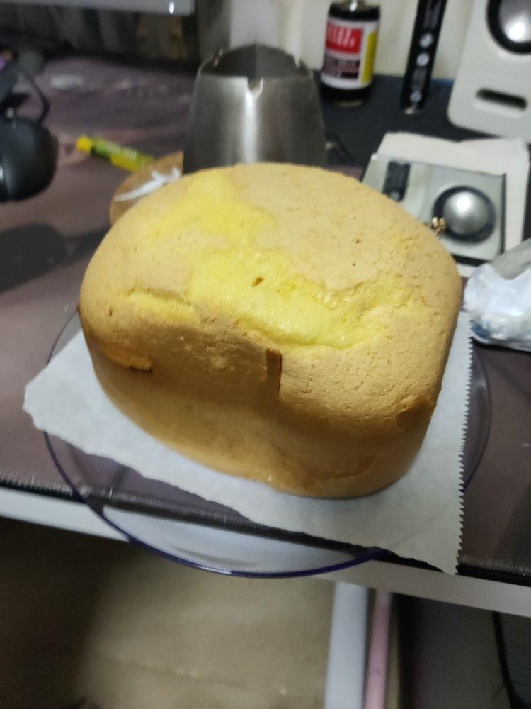 面包机做黄油海绵蛋糕