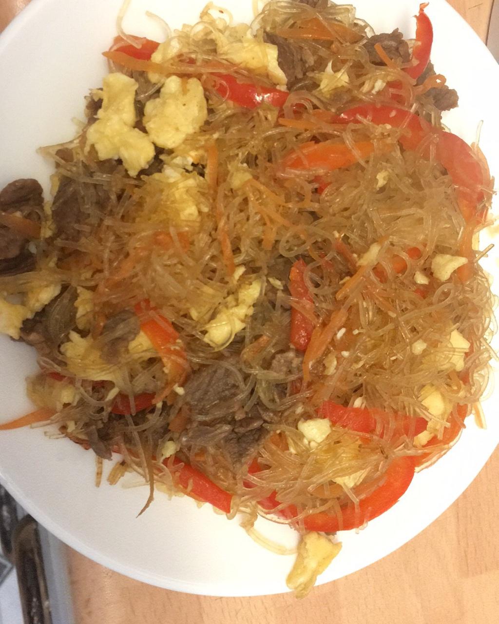 牛肉炒粉丝