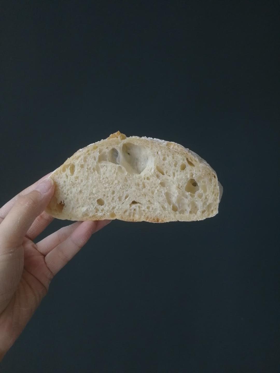 外脆内软不用揉面的乡村面包