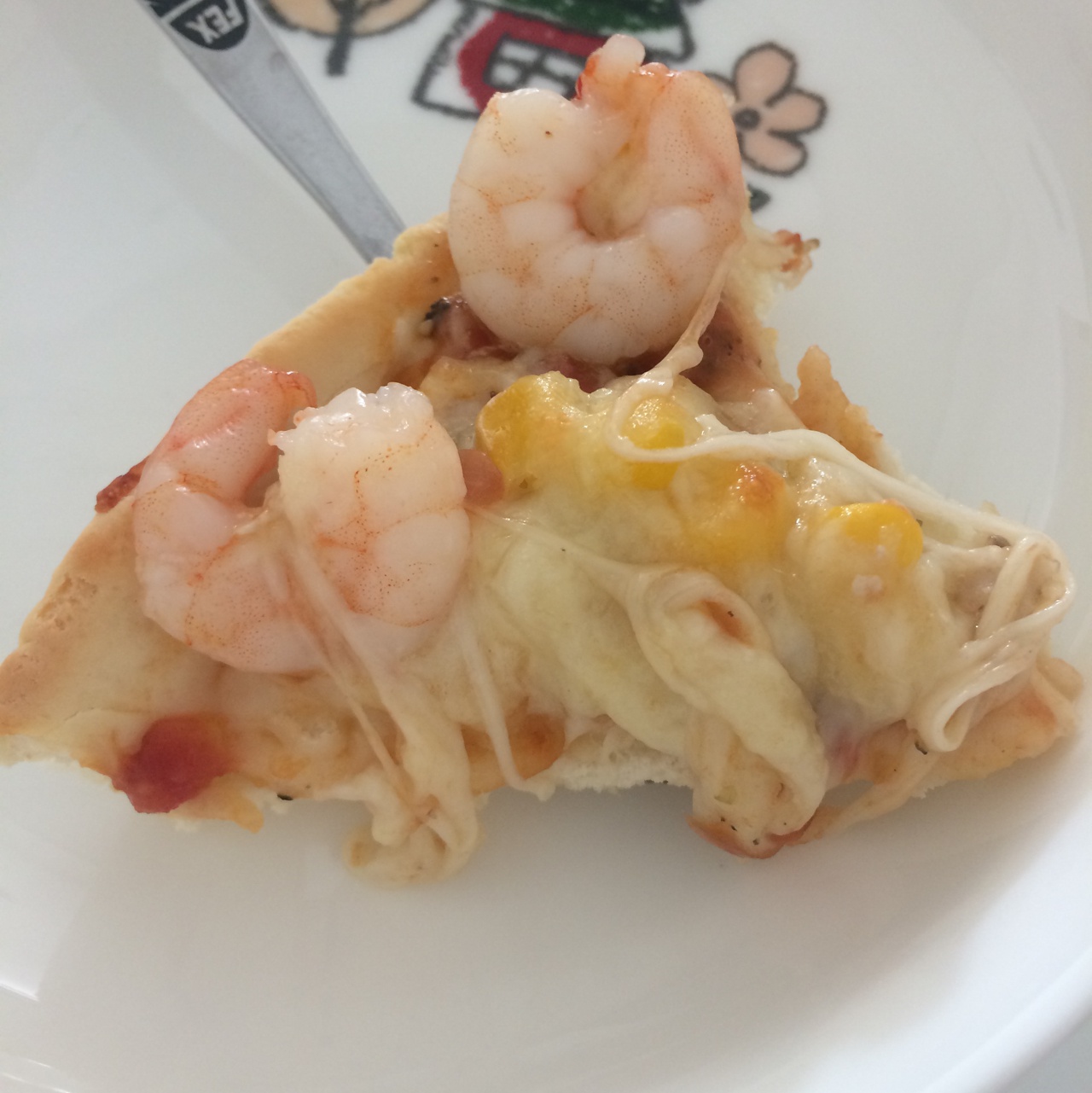 厚底鲜虾培根披萨