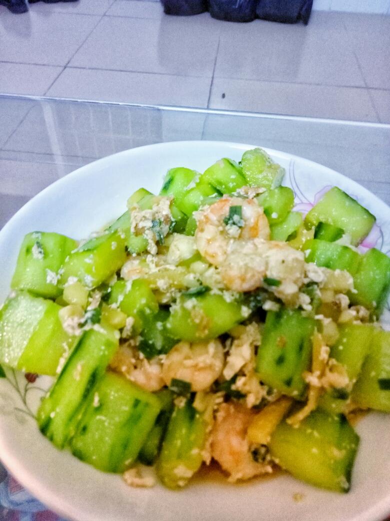 青瓜炒虾仁