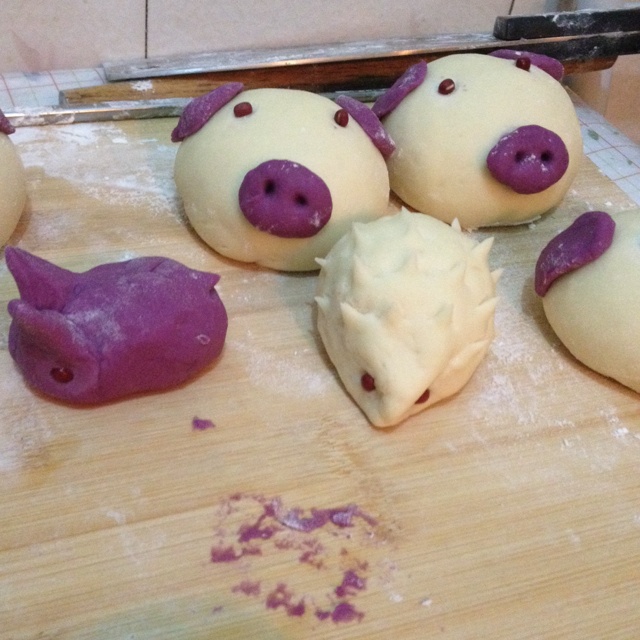 可爱的小猪包子