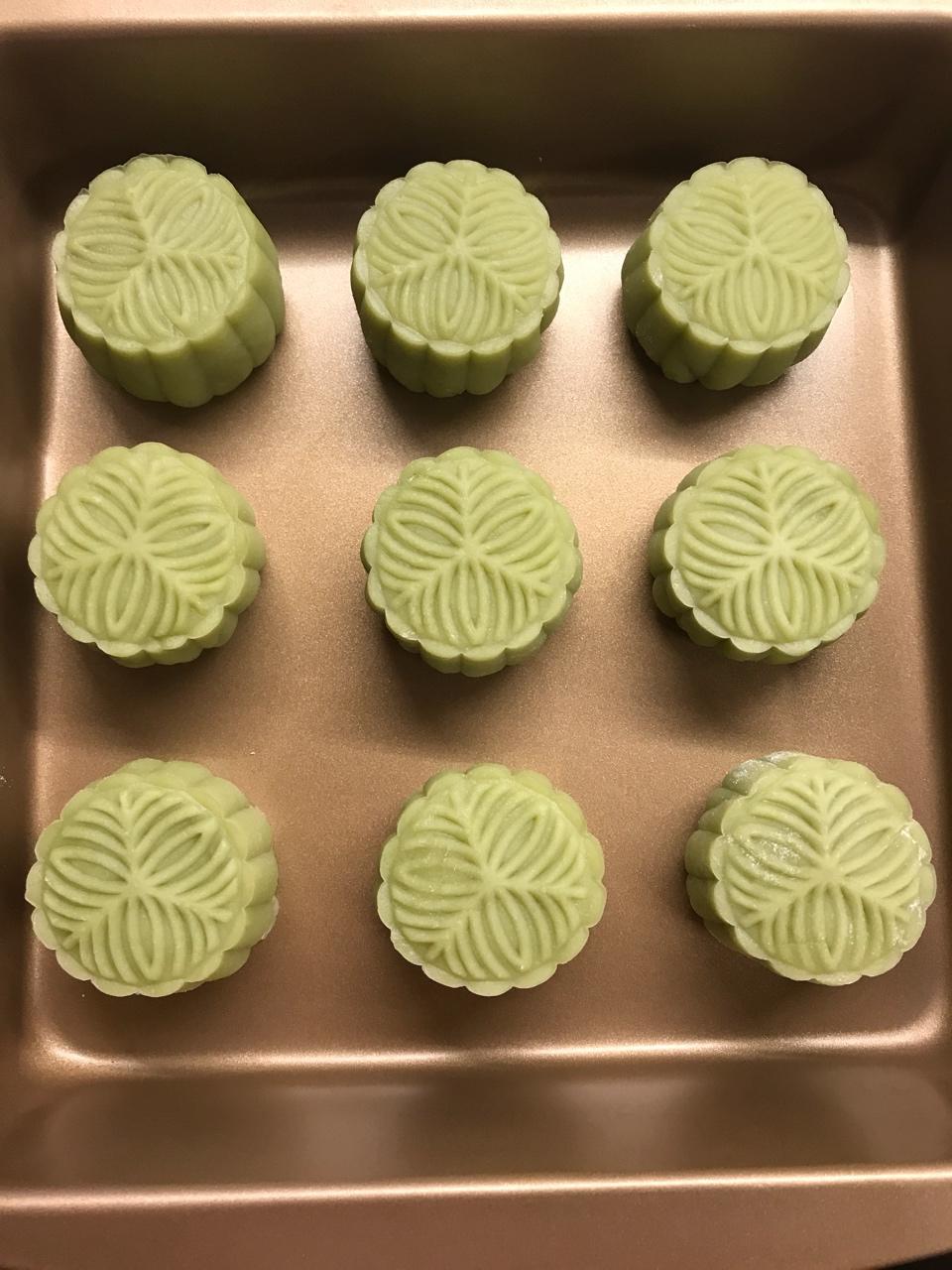 中秋｜清新的抹茶冰皮月饼🌿抹茶控必备‼️