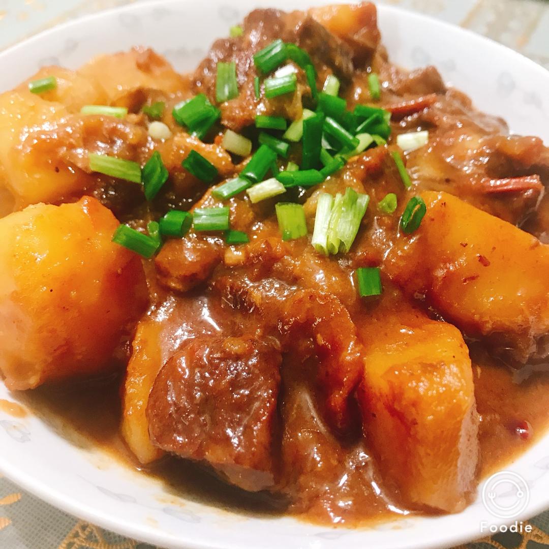 番茄土豆炖牛腩