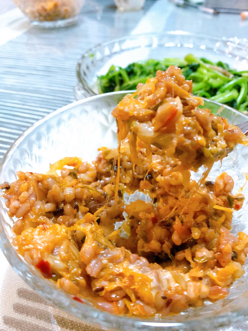 升级版辣白菜炒饭😭姜食堂同款🌟泡菜饭开出了p.o 斯密达