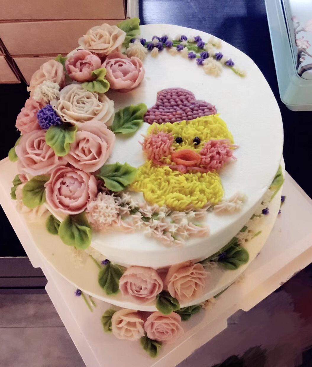 小麦子自创韩式裱花奶酪霜