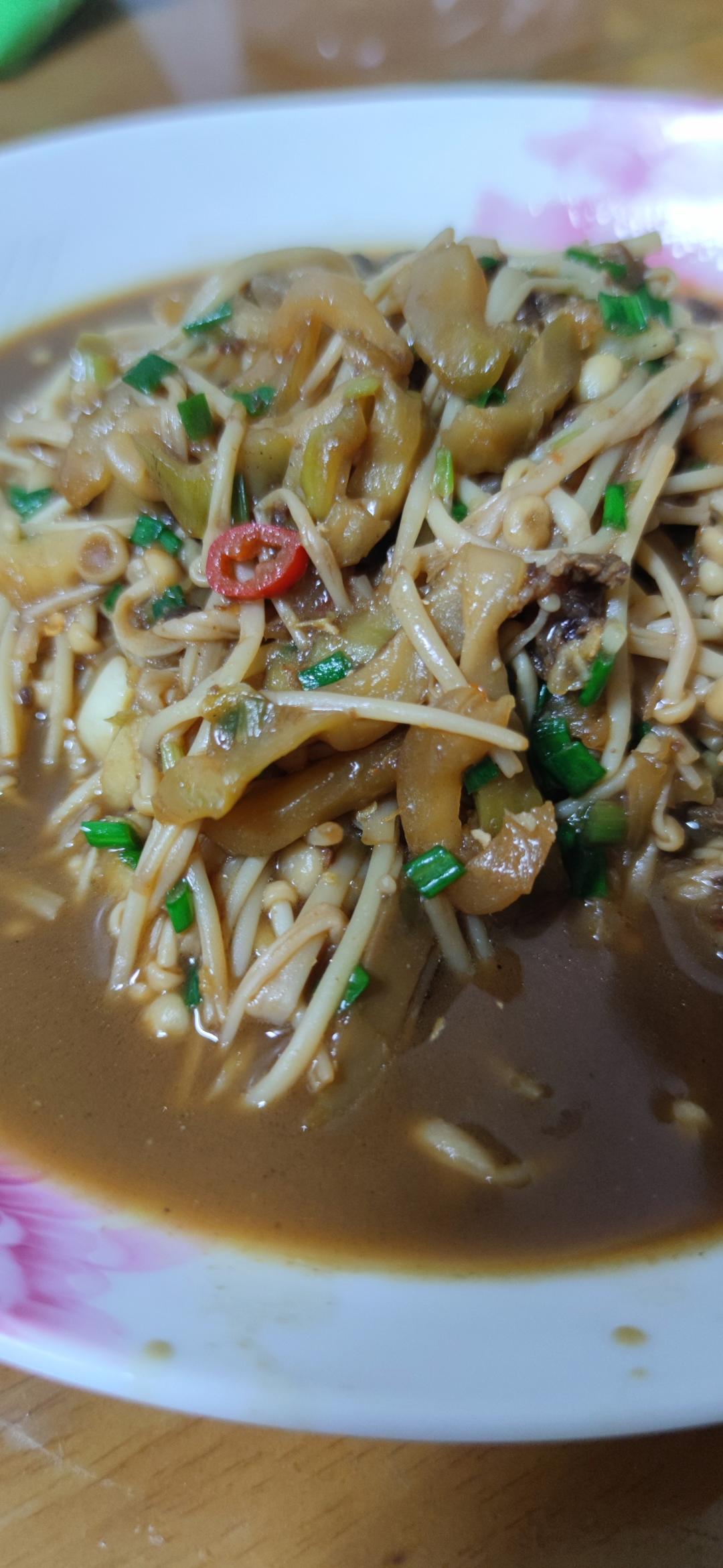 超下饭的炒金针菇！！