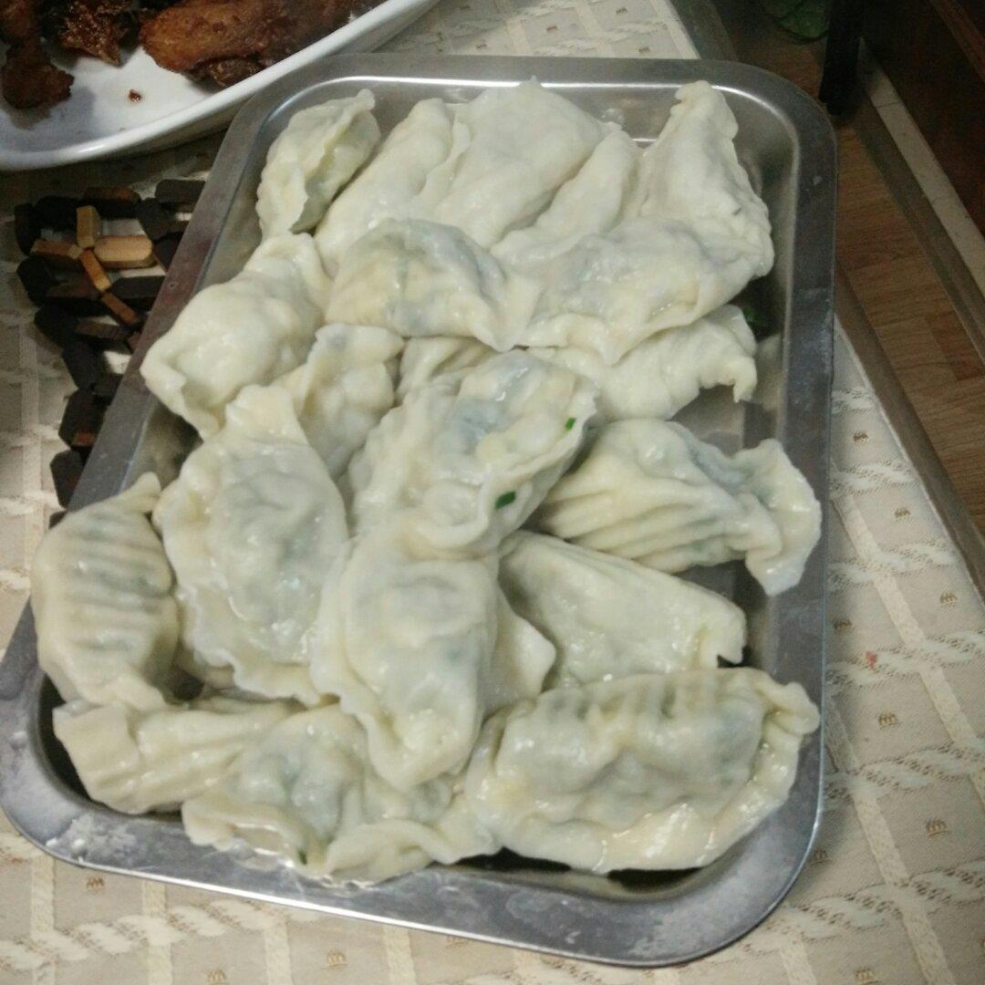 韭菜鸡蛋虾仁三鲜饺子