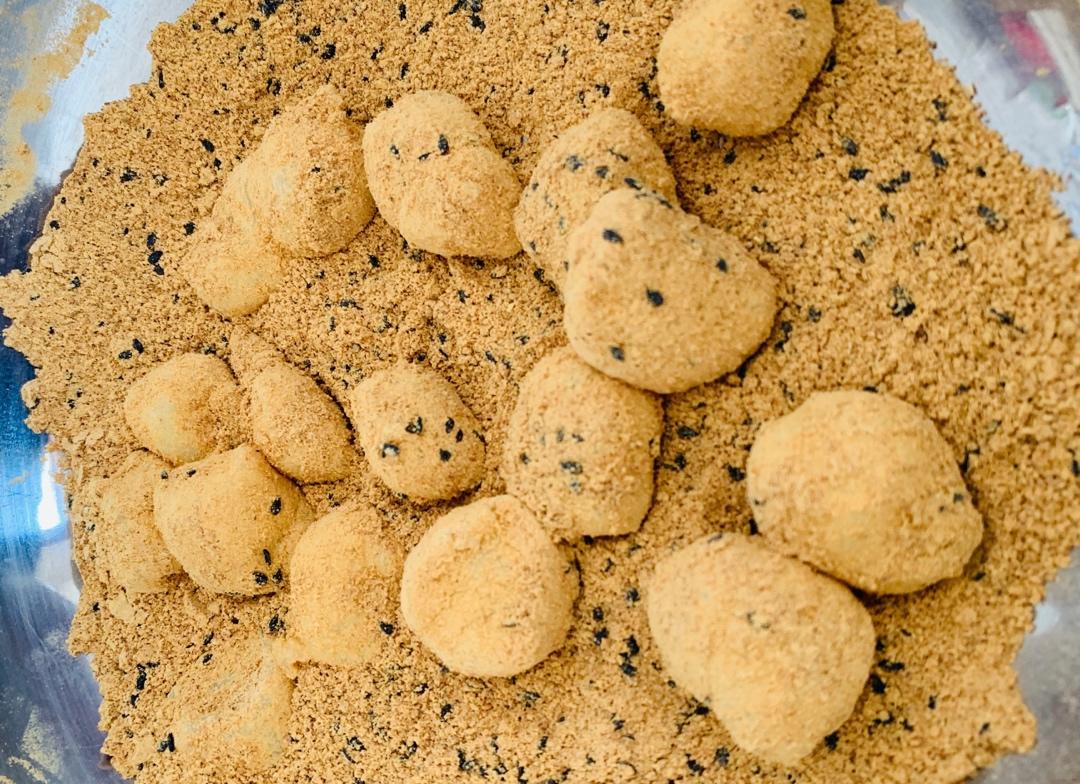 超简单糯米小糍粑团子