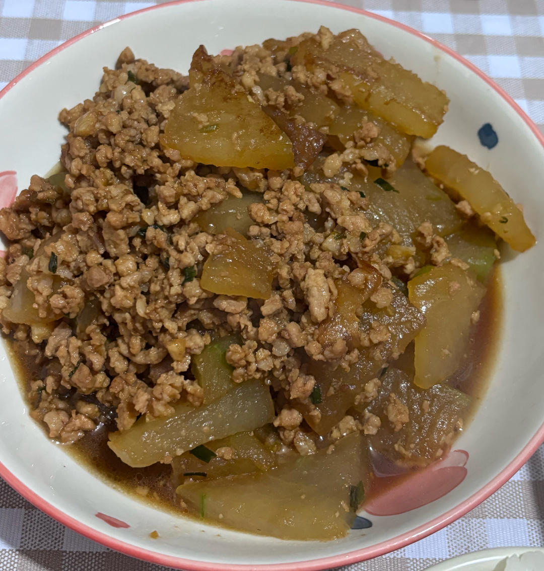肉末炒冬瓜(超下饭)
