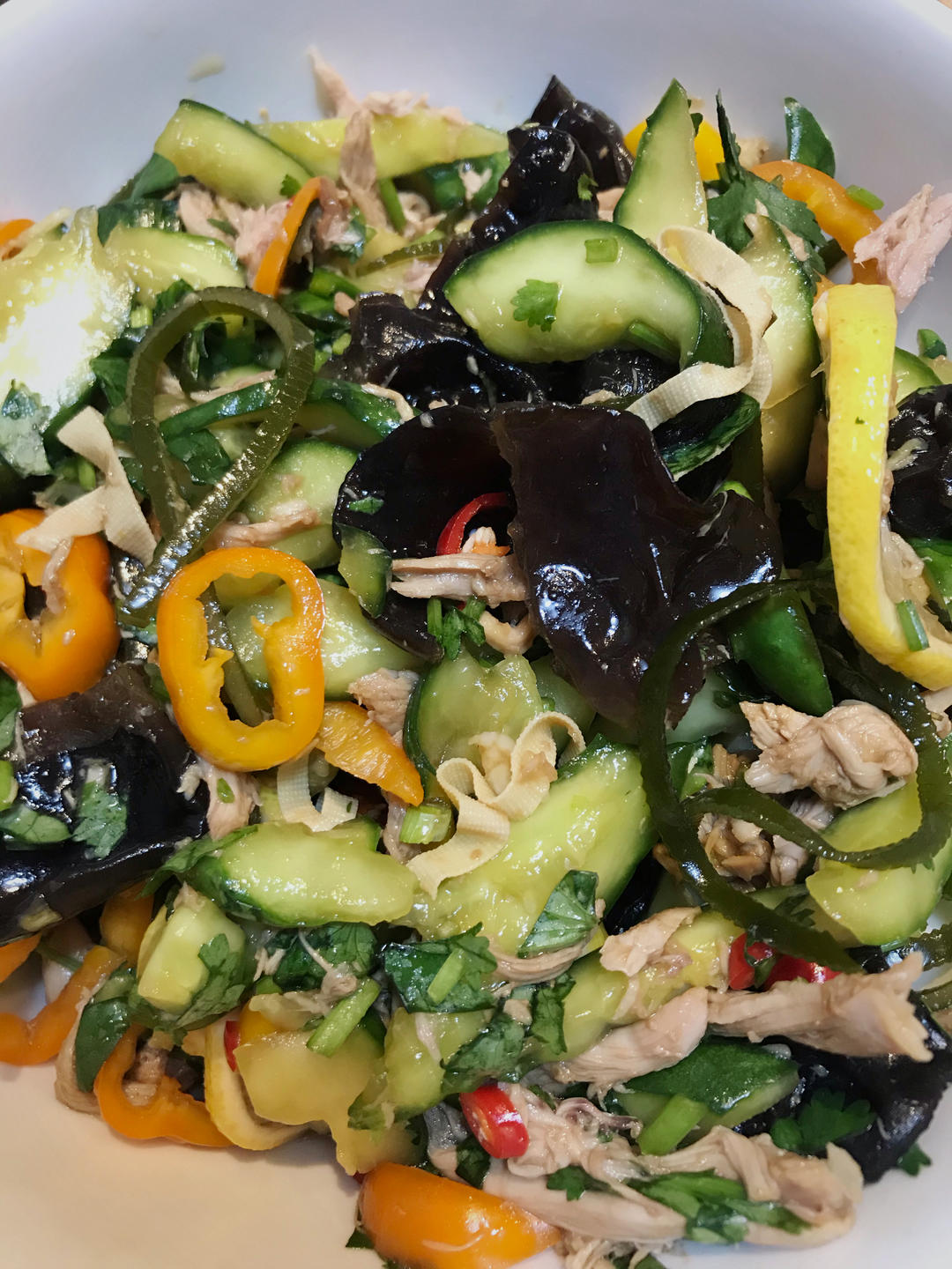 抖音凉拌鸡腿肉