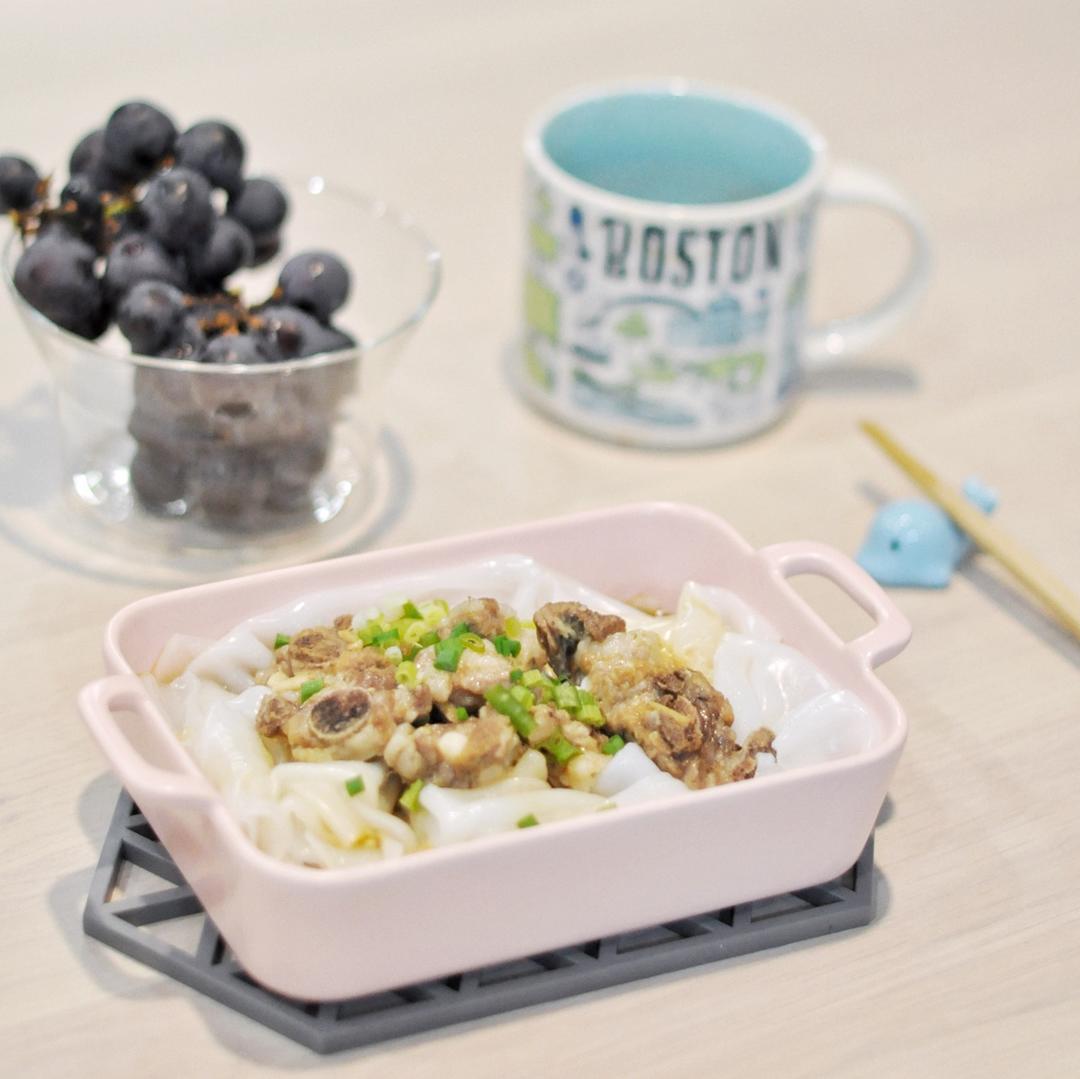 超级简单版 排骨蒸陈村粉