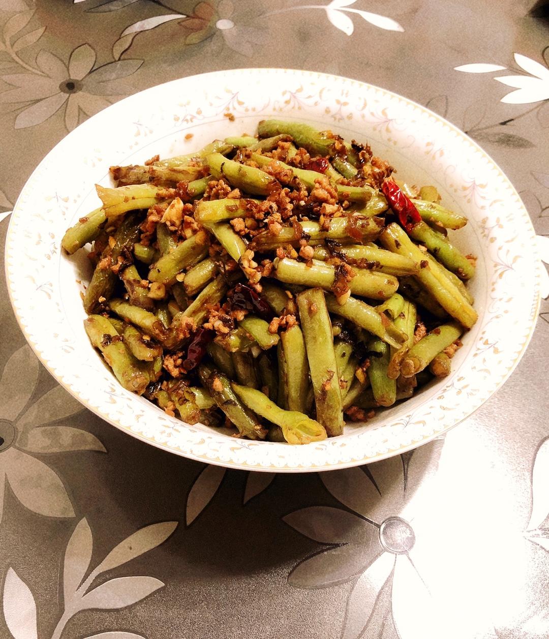 干煸四季豆（少油版）