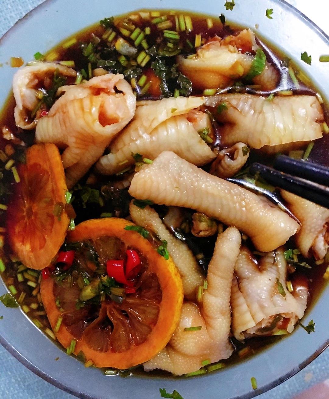 酸辣无骨柠檬鸡爪