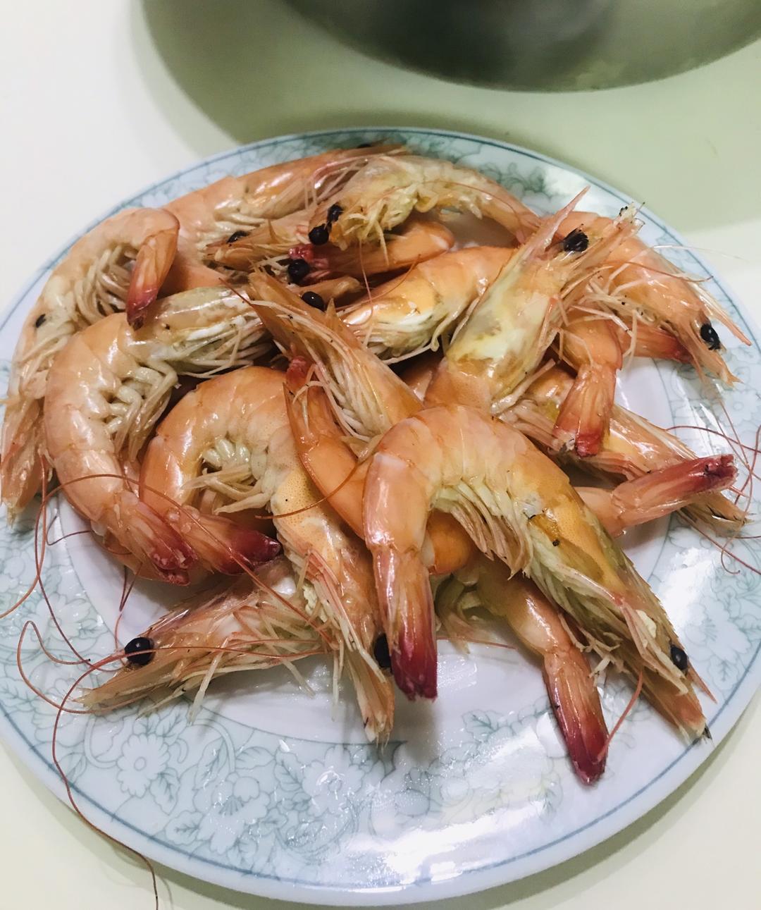 蒸大虾🍤螃蟹🦀️的做法