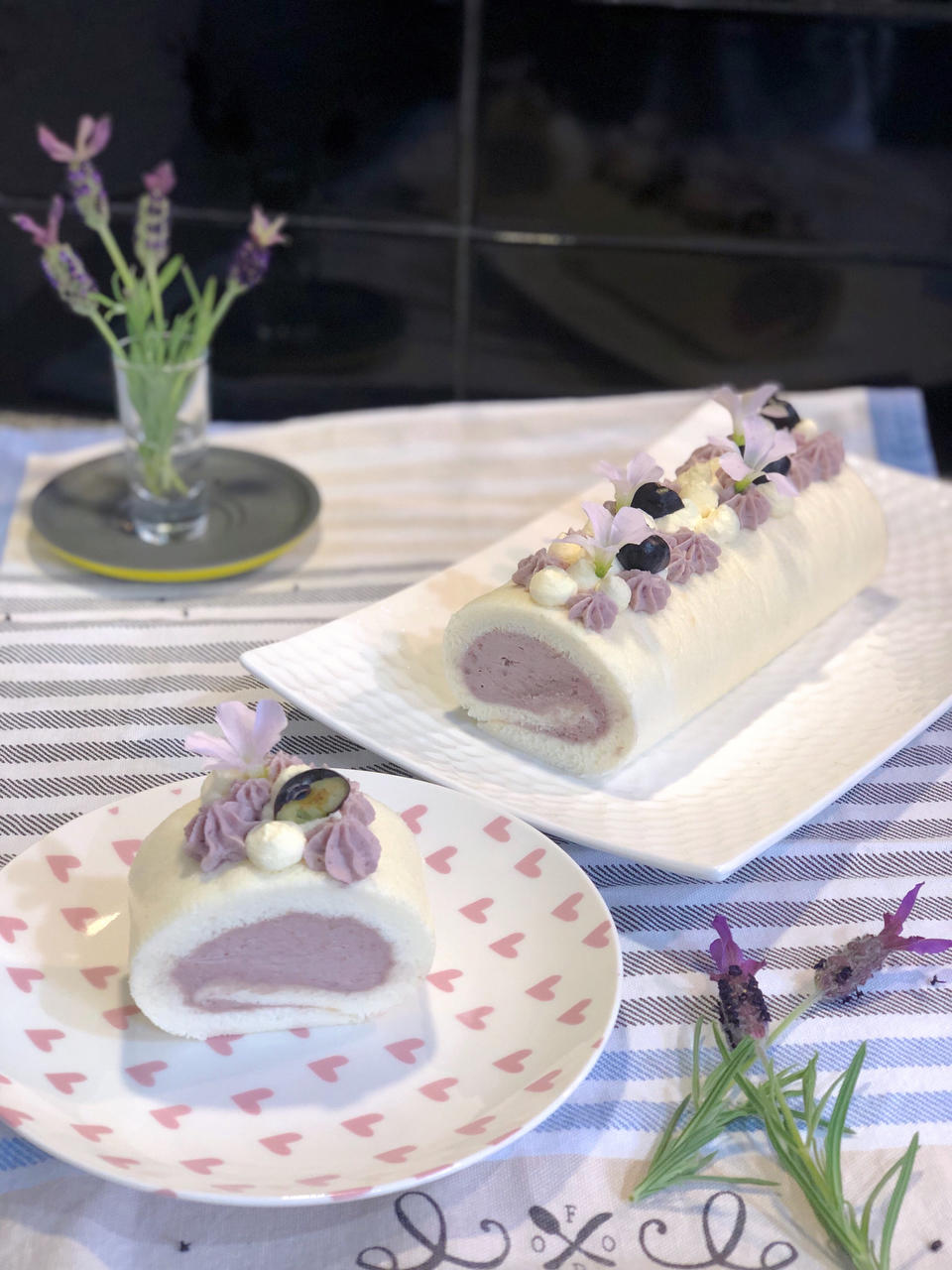 紫薯天使蛋糕卷