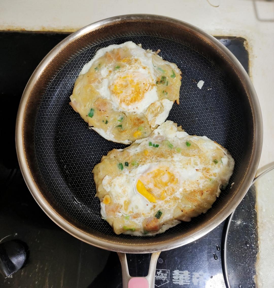 早餐饼(土豆丝饼、土豆丝鸡蛋饼)