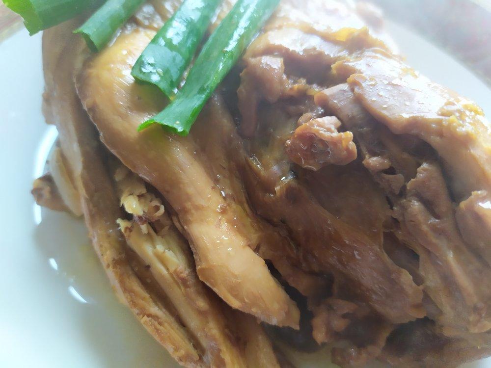 电饭锅蒸整鸡，香