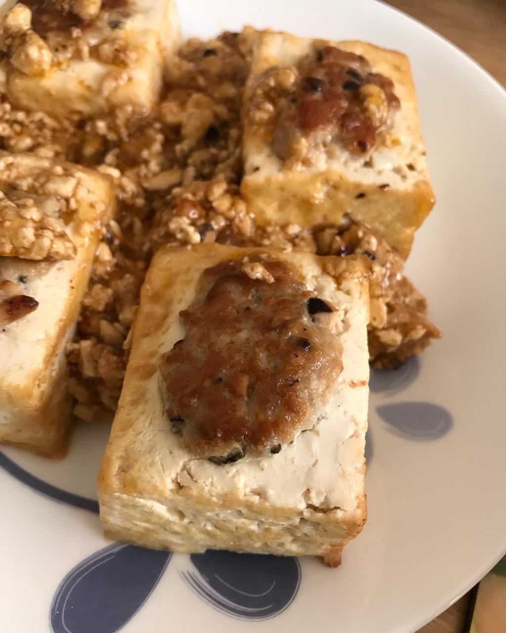 香煎酿豆腐【传统客家菜 】