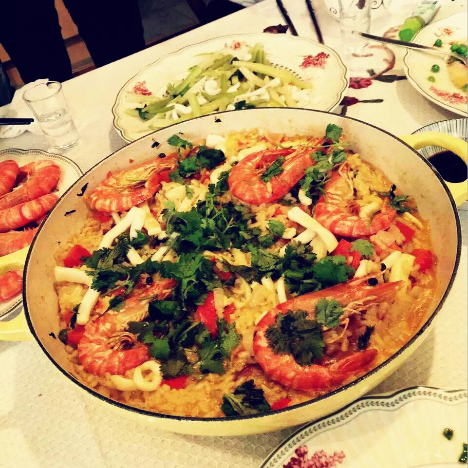 正宗paella 西班牙海鲜饭