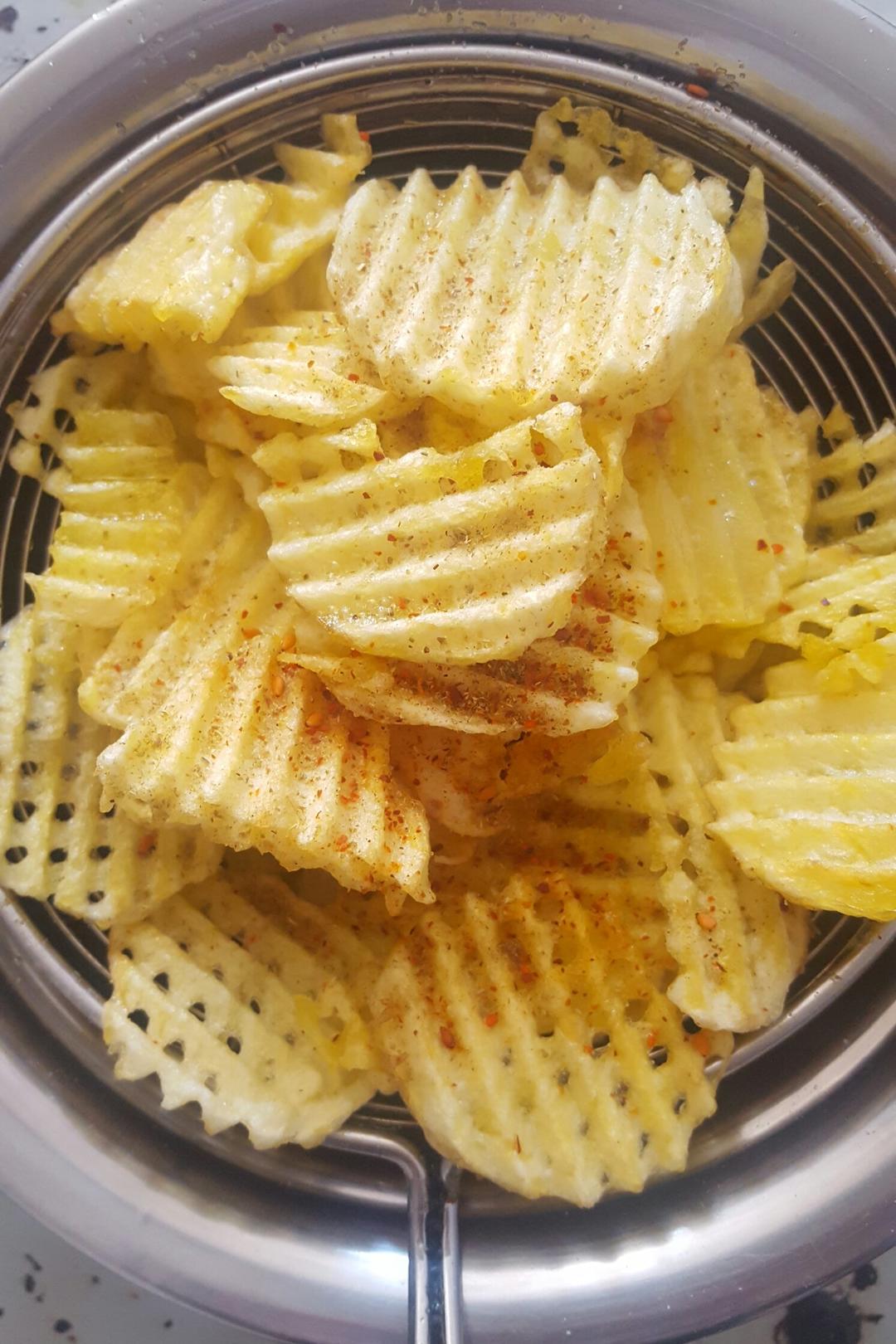 自制香辣薯格——好吃到停不了口