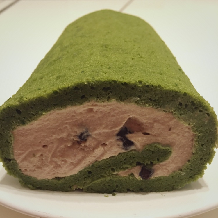 抹茶红豆蛋糕卷