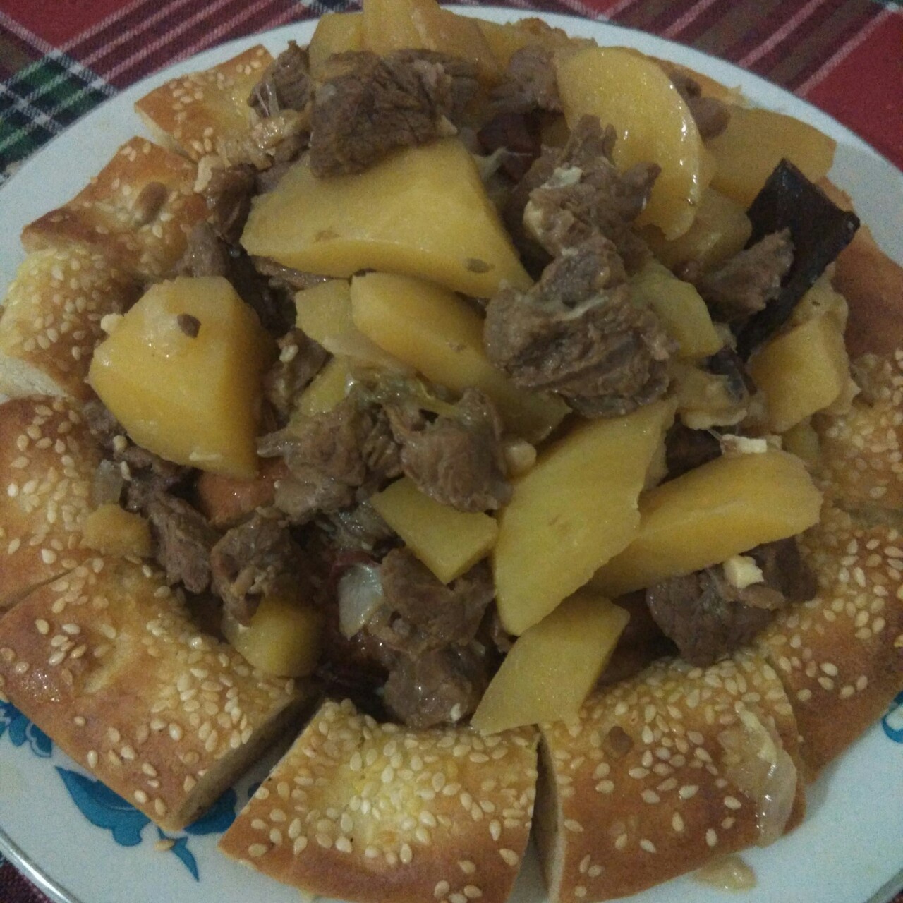 啦啦啦做饭啦做的囊包肉