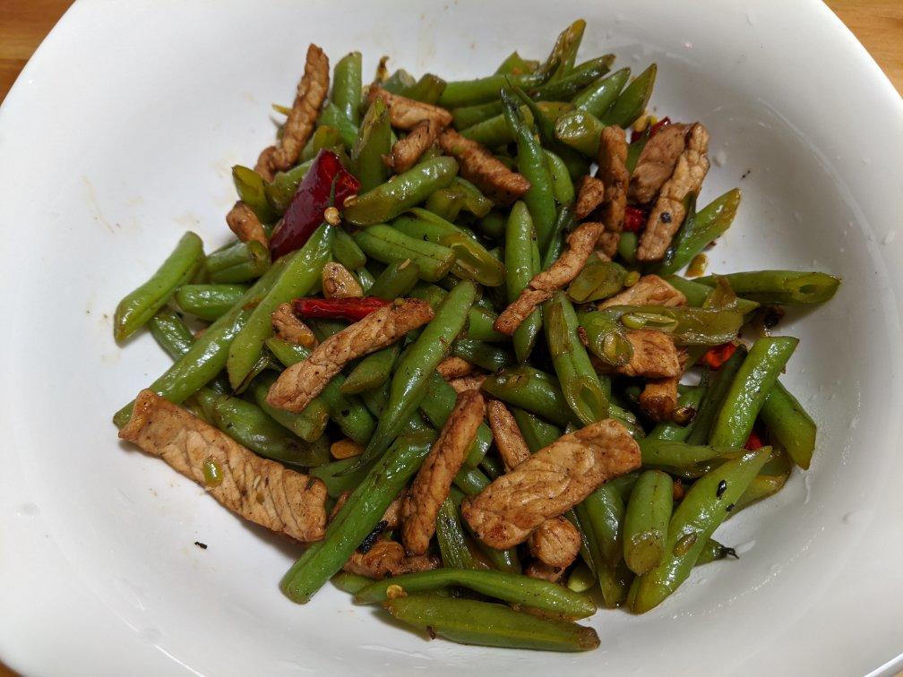 豆角炒肉