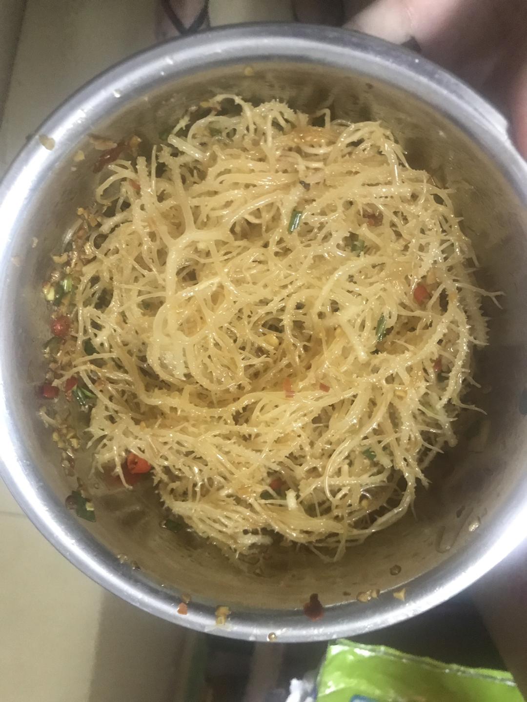 麻辣菜(海花丝)的做法