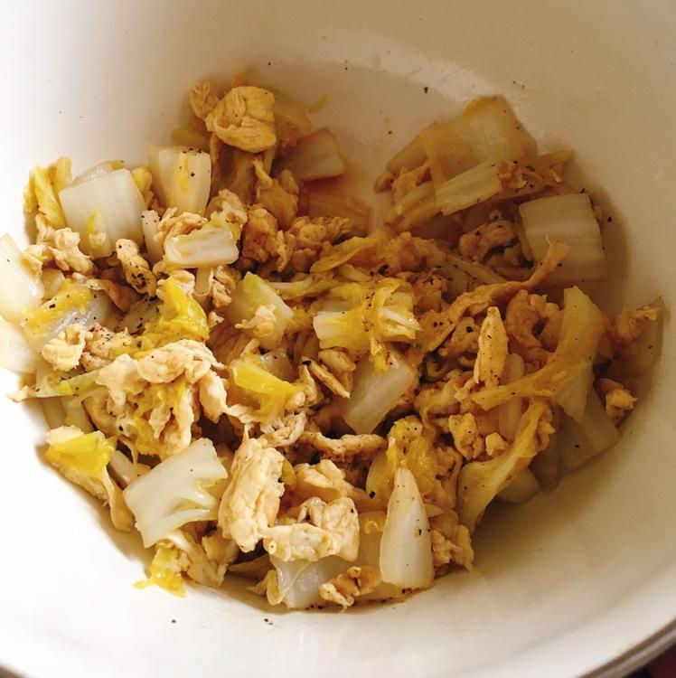 十分钟快手菜-白菜炒鸡蛋