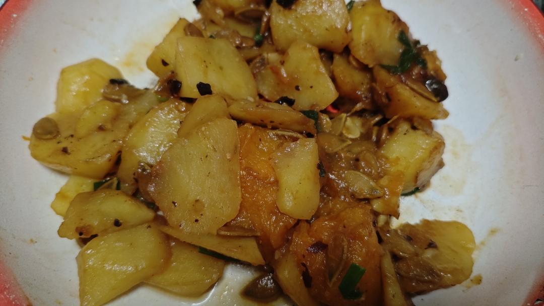 土豆炖南瓜
