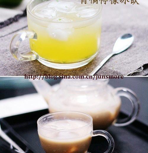 青橘柠檬冰饮/欧风冰奶茶的做法