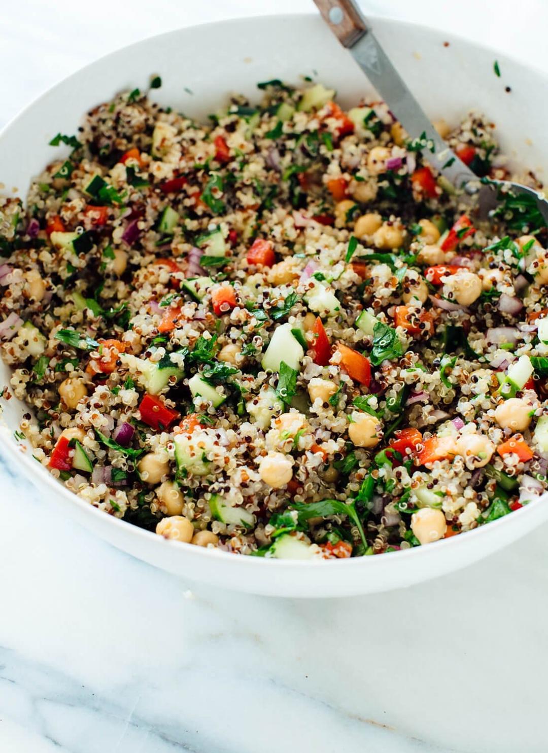Quinoa salad的做法