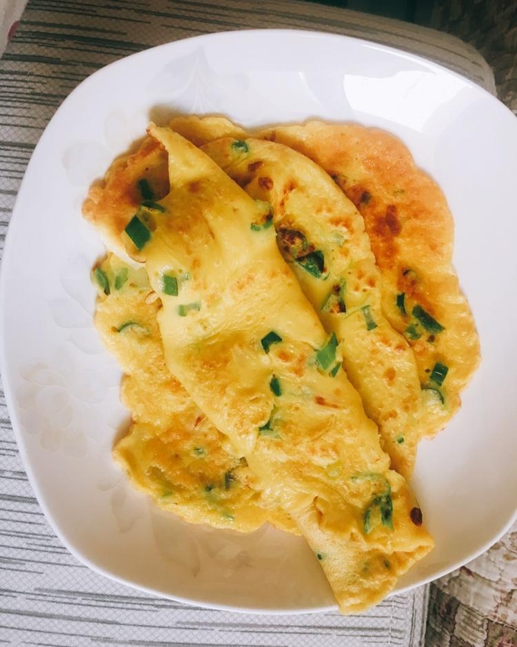 葱花鸡蛋饼