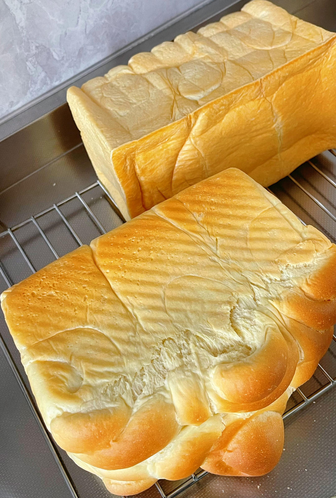 放三天依旧柔软的香草淡奶油吐司【波兰种】