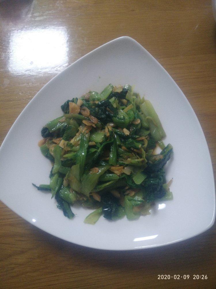 超级好吃的虾皮小白菜