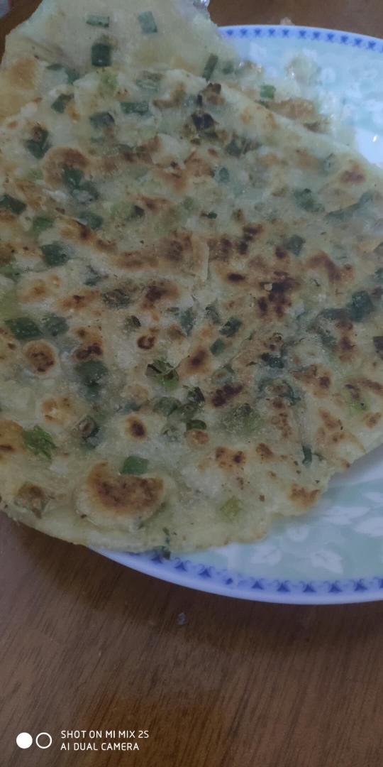 薄皮葱油饼(饺子皮版)