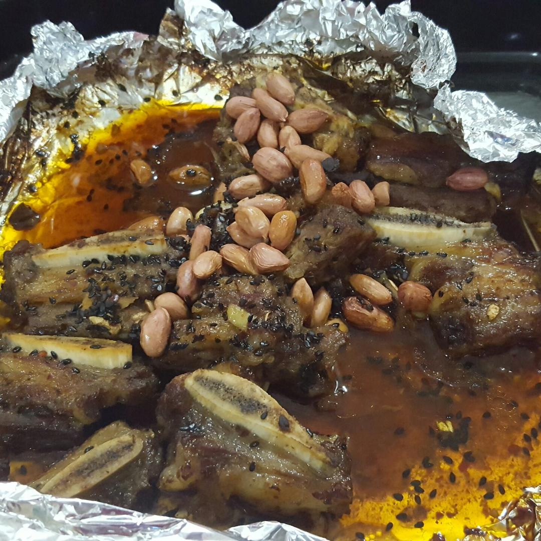 锡纸烤排骨