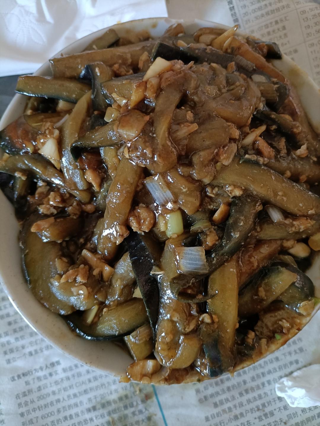 超级下饭酱香味肉末茄子