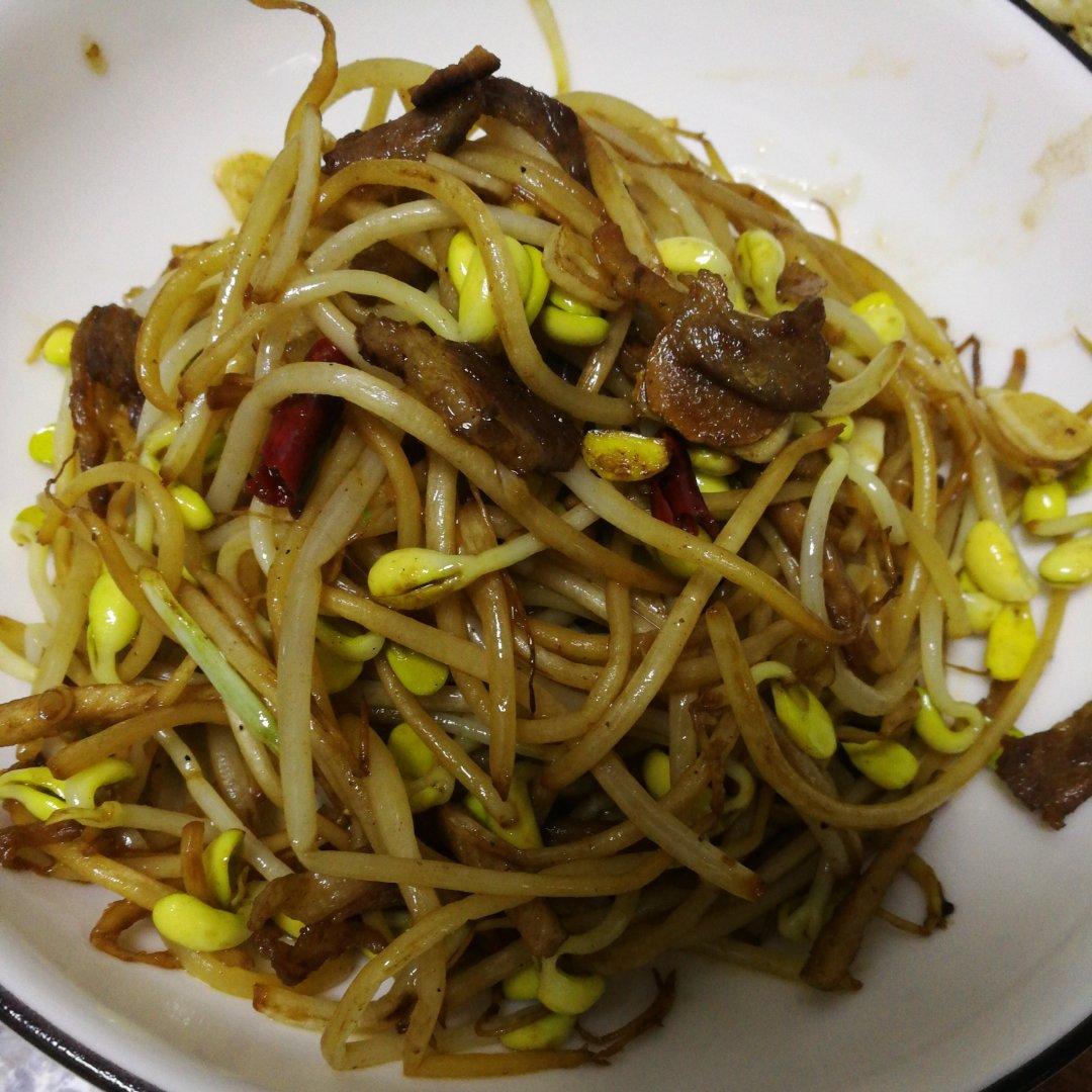 干煸黄豆芽没有豆腥味