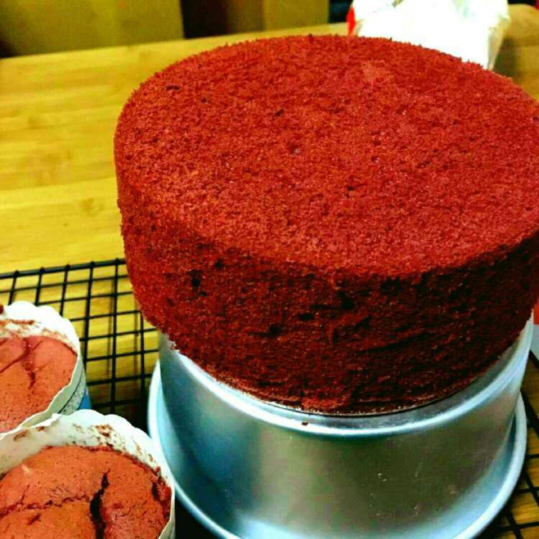 暖心红丝绒蛋糕［6寸绵软戚风版 ］