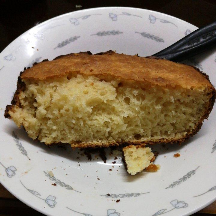 超级好吃的原味面包（面包机版）