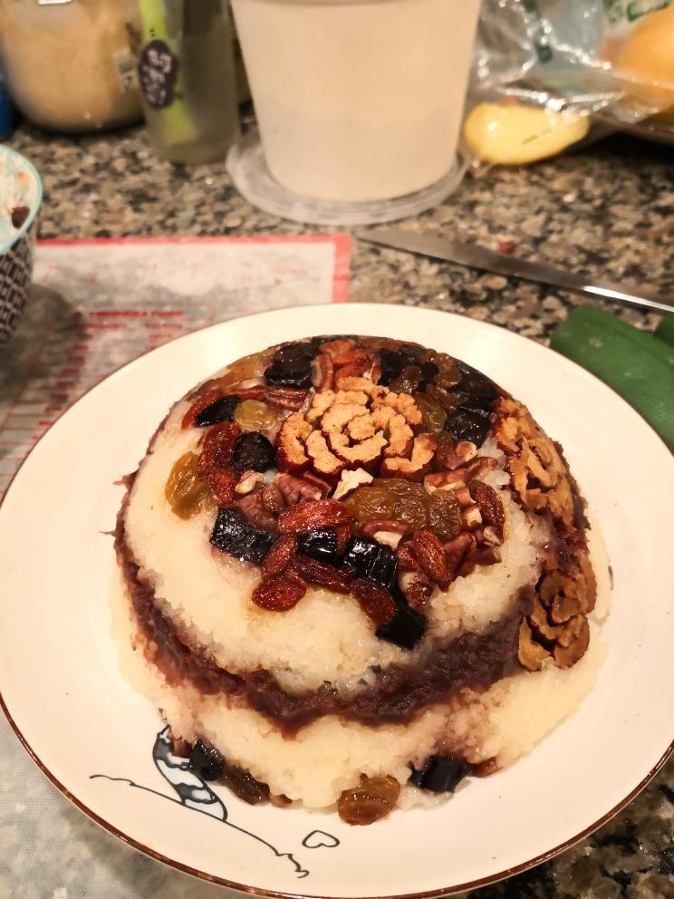 桂花豆沙八宝饭